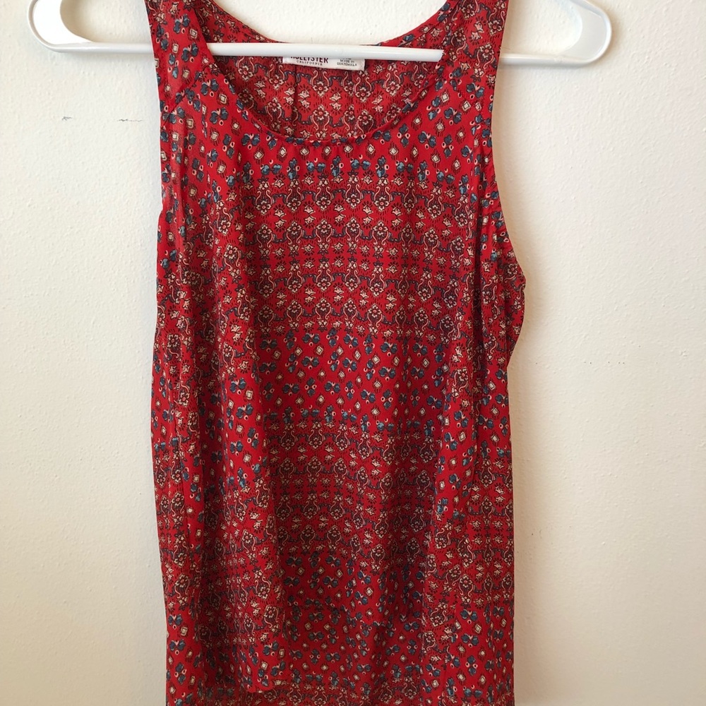 Red Blouse Tank